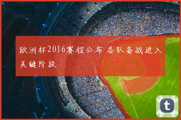 欧洲杯2016赛程公布 各队备战进入关键阶段