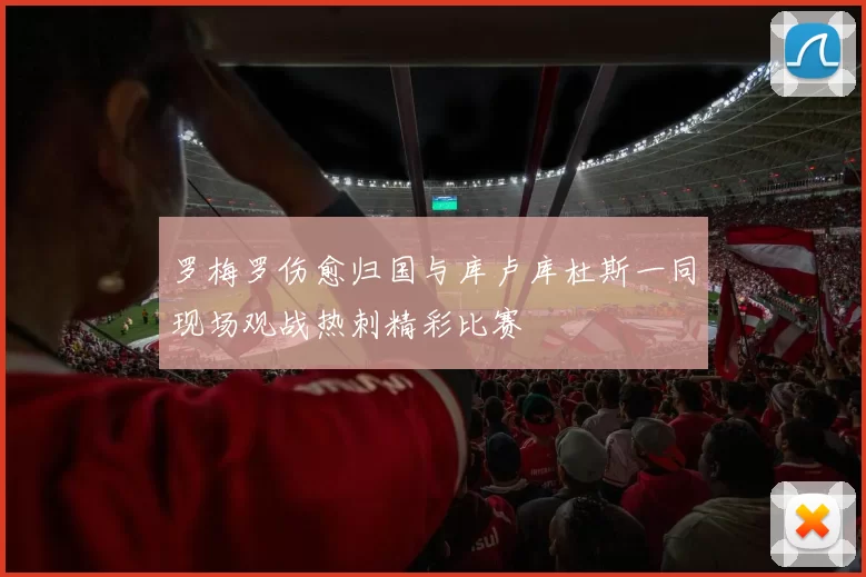 罗梅罗伤愈归国与库卢库杜斯一同现场观战热刺精彩比赛