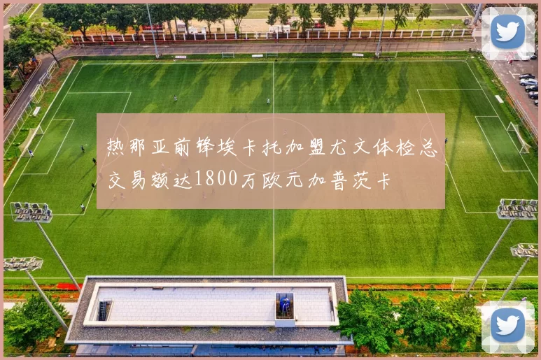热那亚前锋埃卡托加盟尤文体检总交易额达1800万欧元加普茨卡
